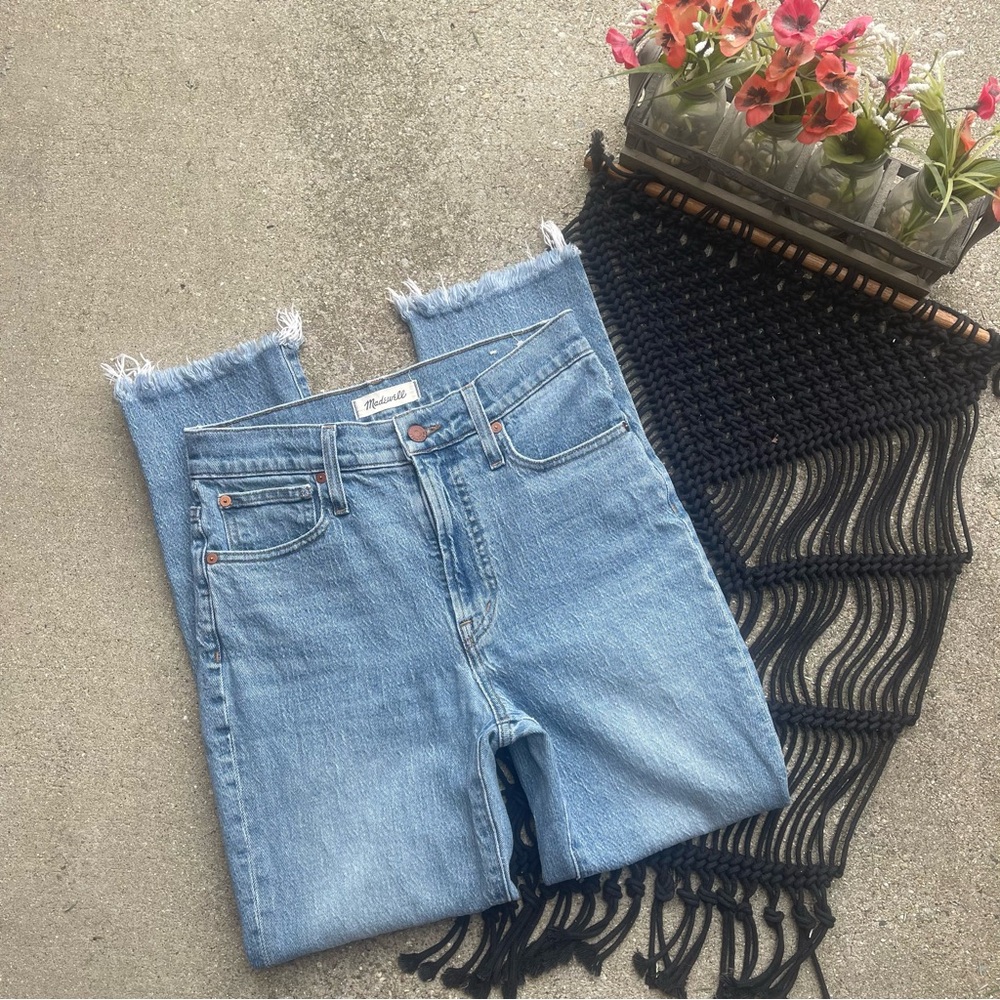 Madewell High Rise Cropped Jeans Size 27 - The Perfect Vintage Jean